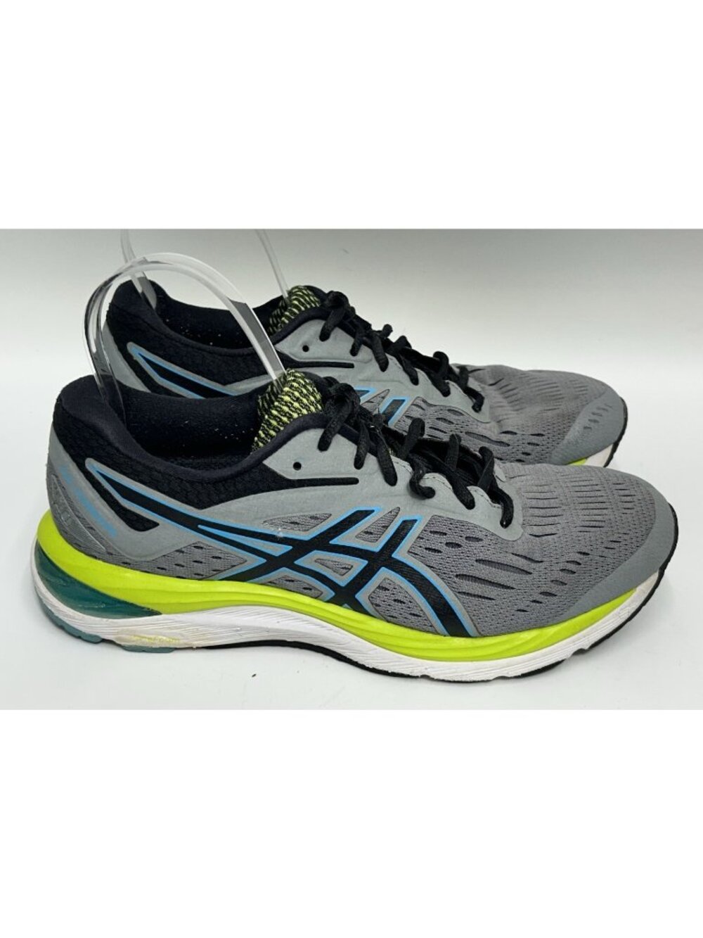 ASICS Women Gel Cumulus 20 Running Shoes Size 8.5 Grey Blue Gym Sneaker 1012A008